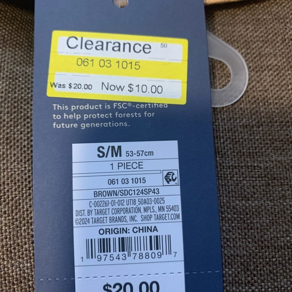 Stylish Tan Sun Hat with Band - Picture 4 of 7